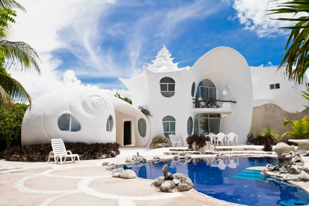 Hotel : The Shell House, Isla Mujeres, Mexico